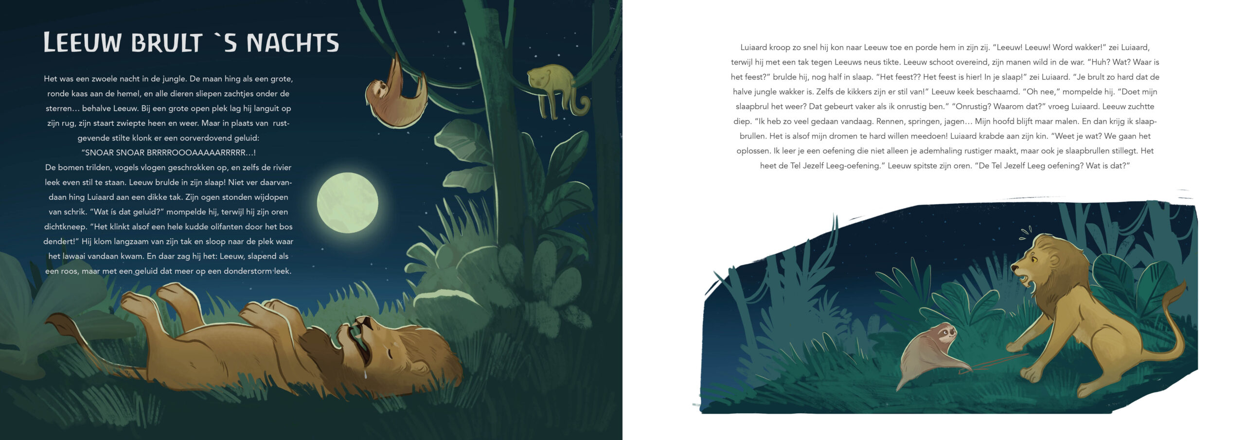 Leeuw & Luiaard  Ademavonturen in de jungle - Steven Zwerink - Afbeelding 3