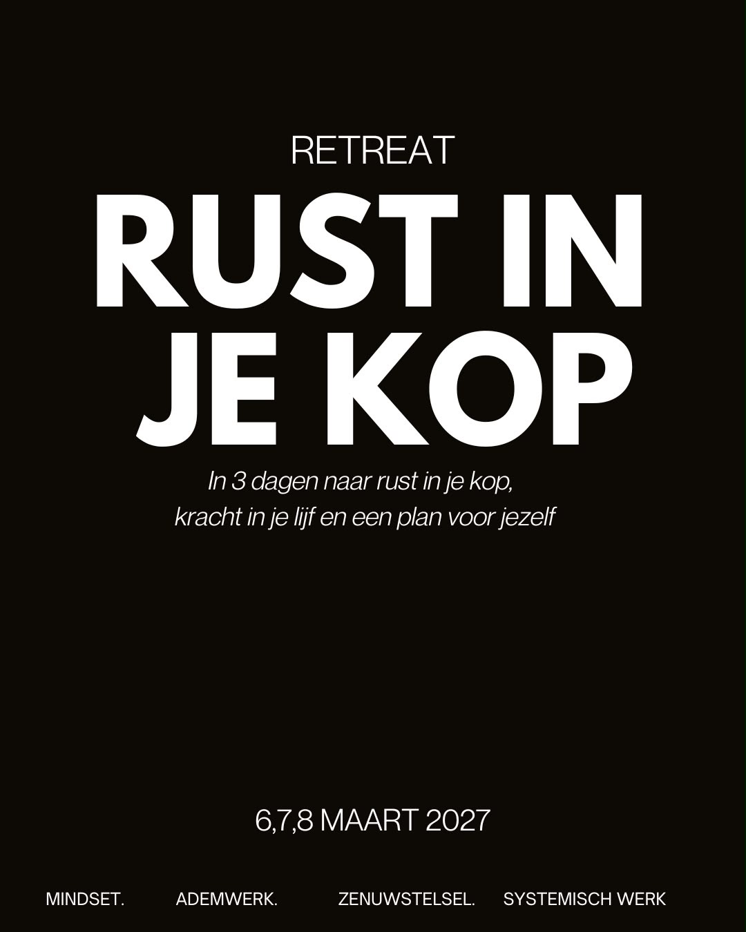 Retreat Rust in je kop - Robbin Vredeveld - Afbeelding 4